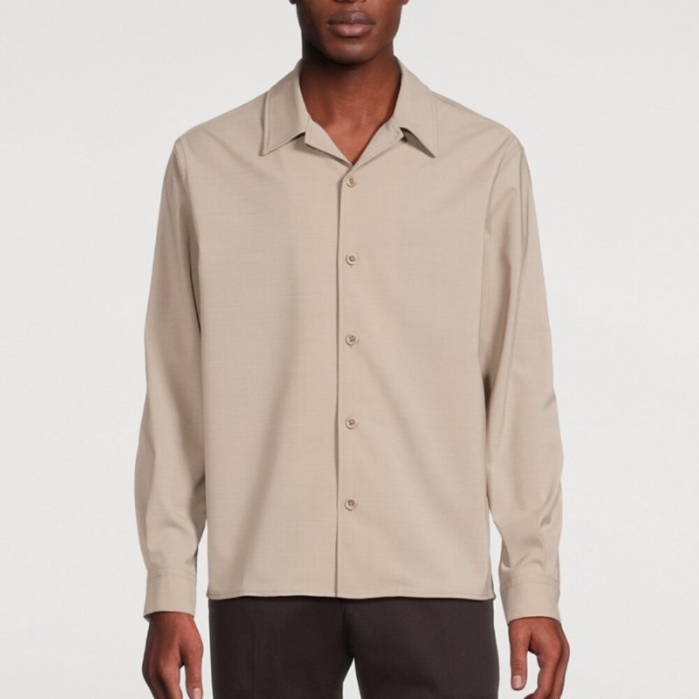 BNWT SS24 NORSE PROJECTS CARSTEN LIGHT WOOL LS SHIRT S